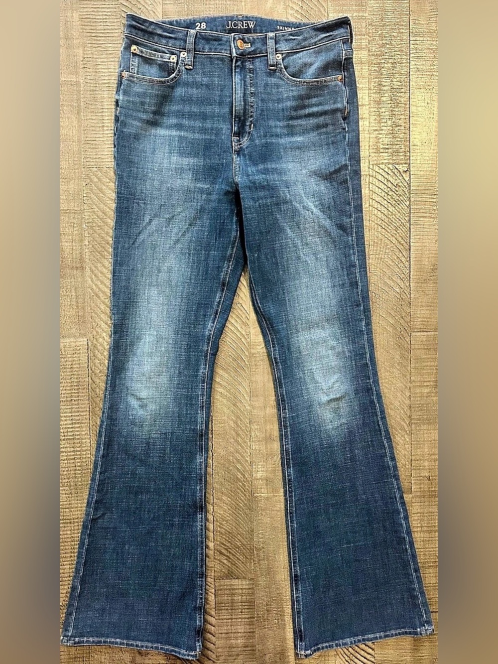 J.Crew Skinny Flare Denim Blue Jean